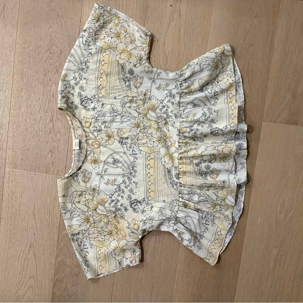 Wilfred Cream Floral Blouse